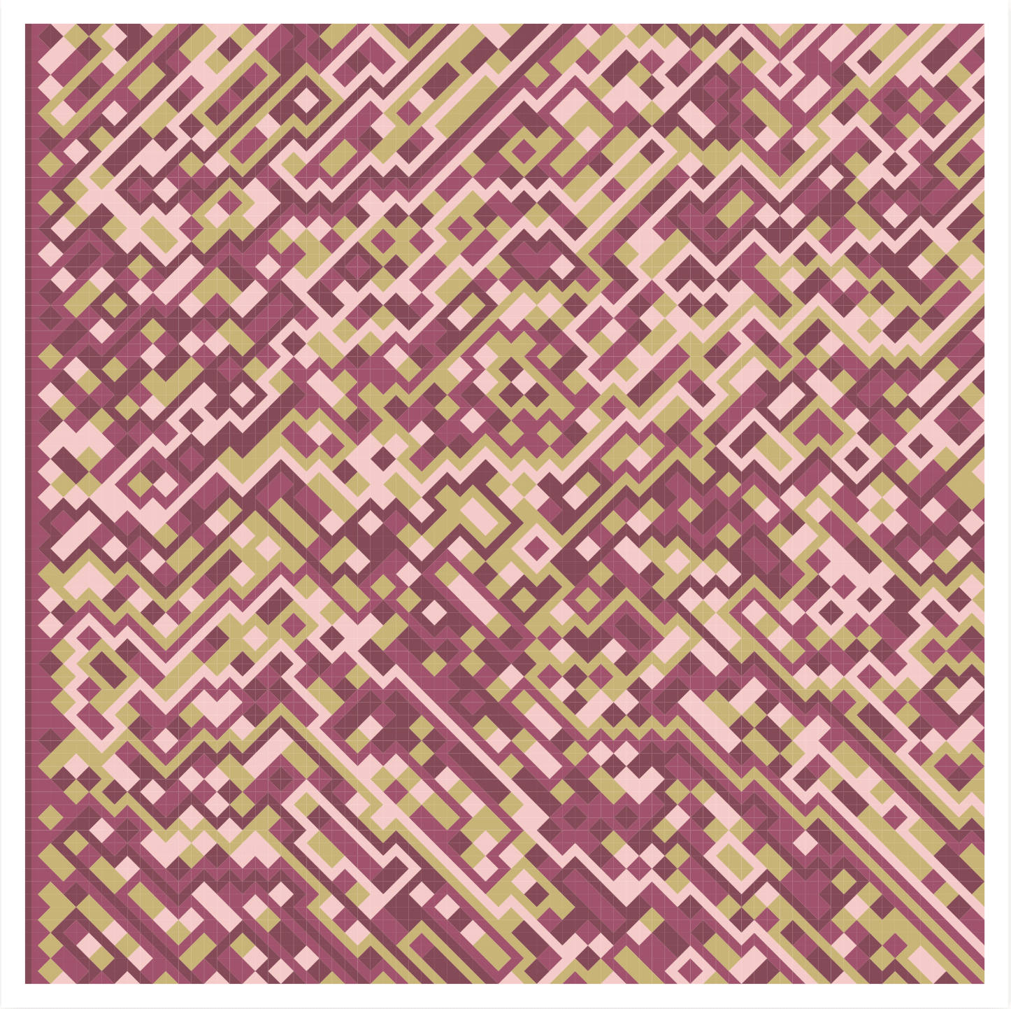 Early build with random tiling