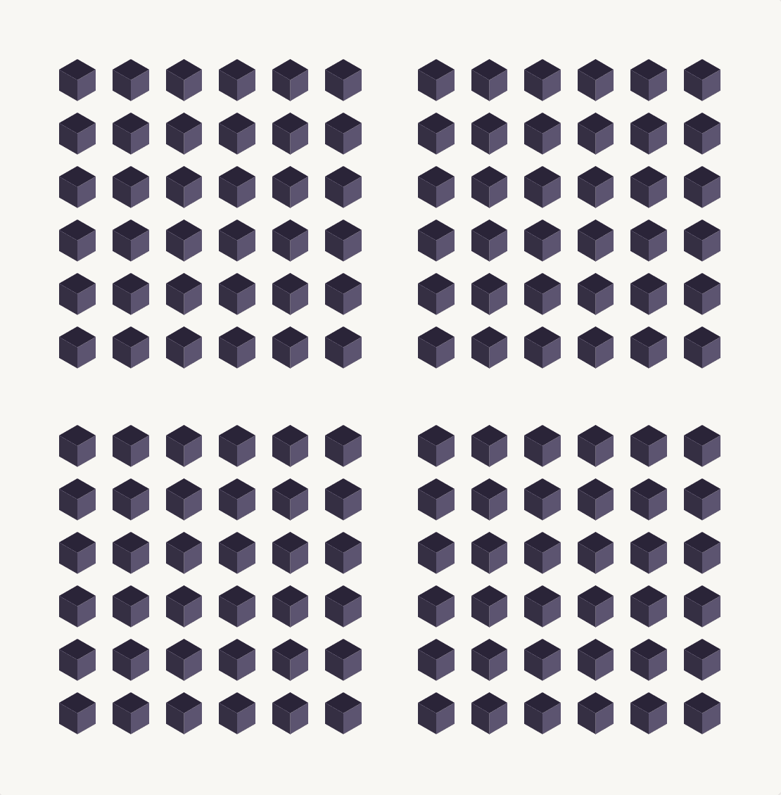 NFT owners are visualized as isometric cubes